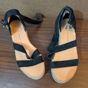 Dolce Vita Black Platform Sandals